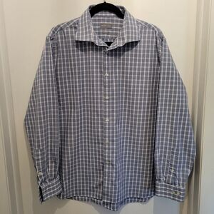 Michael Kors Men's Dress Shirt, Size XL, 17-17.5  34/35 Slim Fit Classic